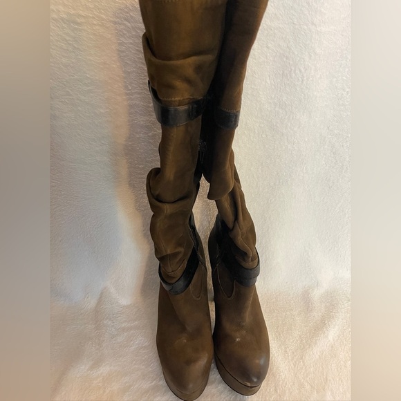Jessica Simpson Brown Over the Knee Boots Suede - Picture 1 of 9